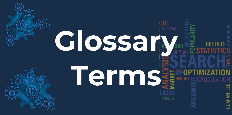 Glossary of Terms and Report Portal Image Link